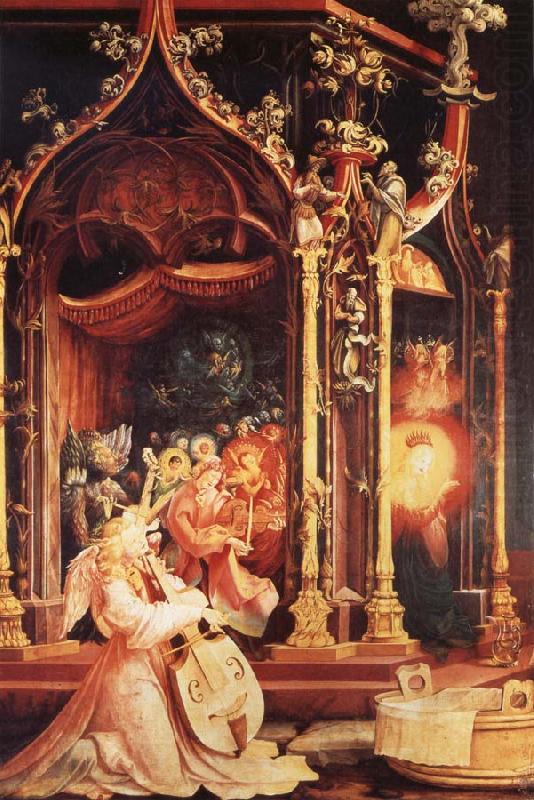 Grunewald, Matthias Der Isenheimer Altar.Ausschnitt:Engelskonzert